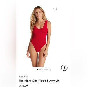 Mara one piece by Bond-Eye Swimwear